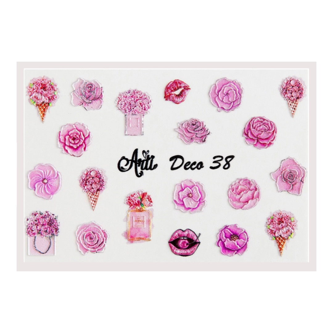 Nail Sticker – Arti For You Deco 3d - 38