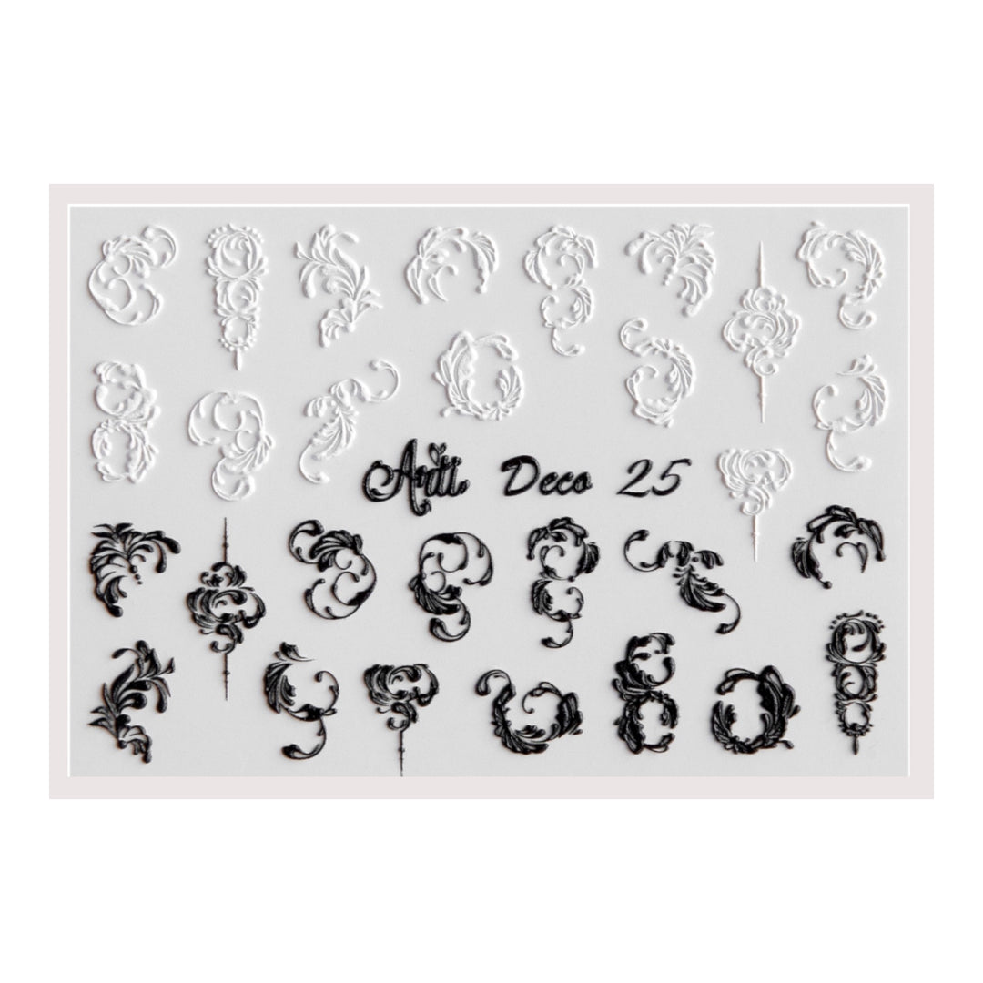 Autocollant pour ongles – Arti For You Deco 3d - 25