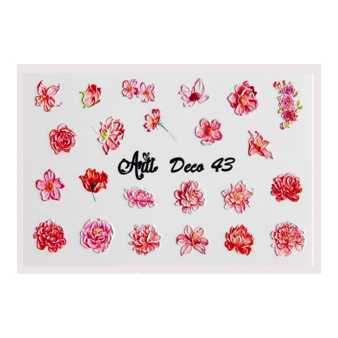 Autocollant pour ongles – Arti For You Deco 3d - 43