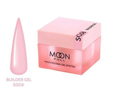 MOON Builder Gel SQ06, pink square on white background
