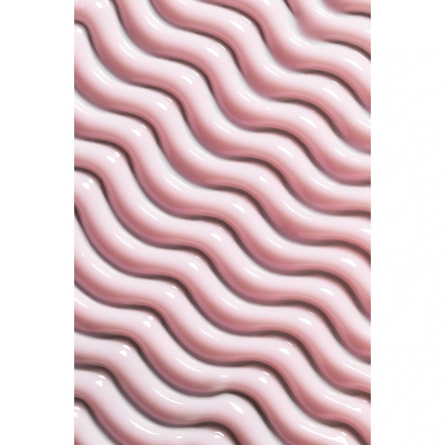 Glossy pink wavy gel texture, ideal for manicure or nail art backgrounds