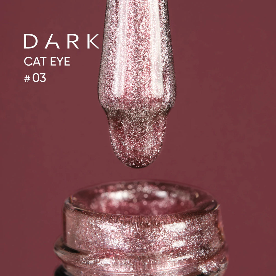 Dark Gel Polish Cat Eye 03, 10 ml