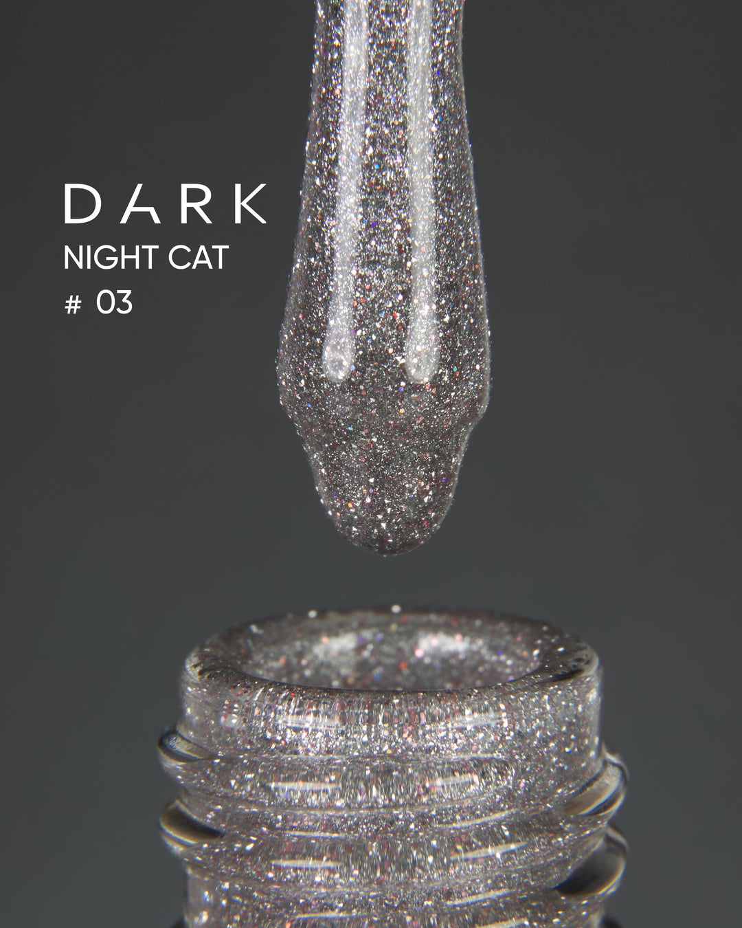 Dark Gel Polish Night Cat 03, 10 ml
