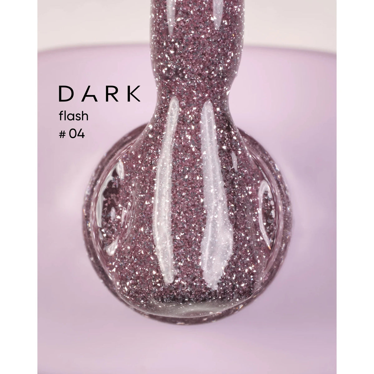 DARK Gel Polish Flash 04 – pink reflective gel polish