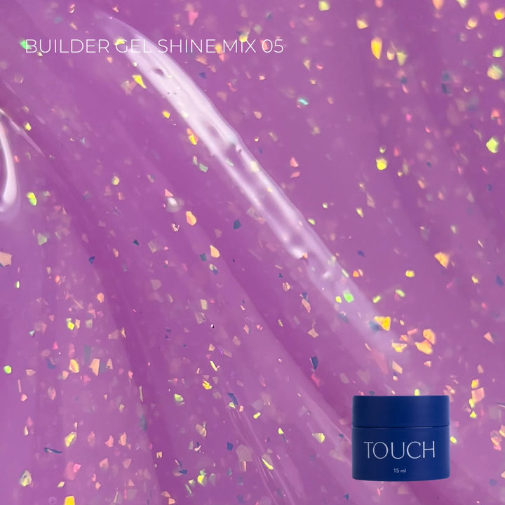 TOUCH Gel de construction SHINE MIX 5, 15 ml