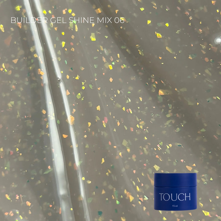 TOUCH Gel de construction SHINE MIX 6, 15 ml