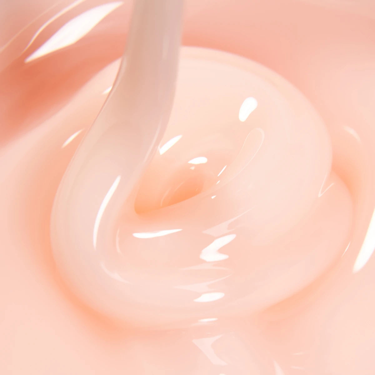 Close-up of light pink UV gel texture, ideal for professional nail applications