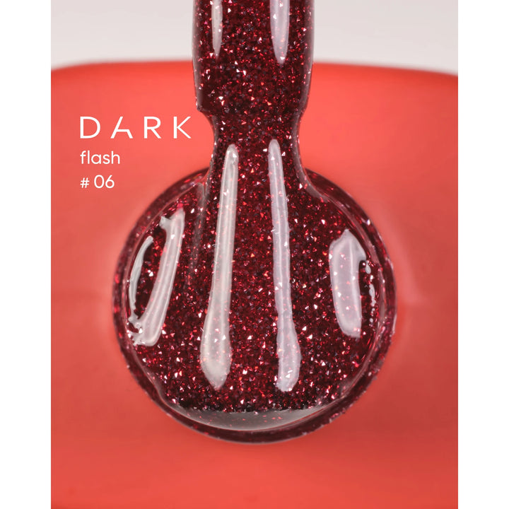 Vernis semi-permanent couleur DARK Flash 06, 10 ml
