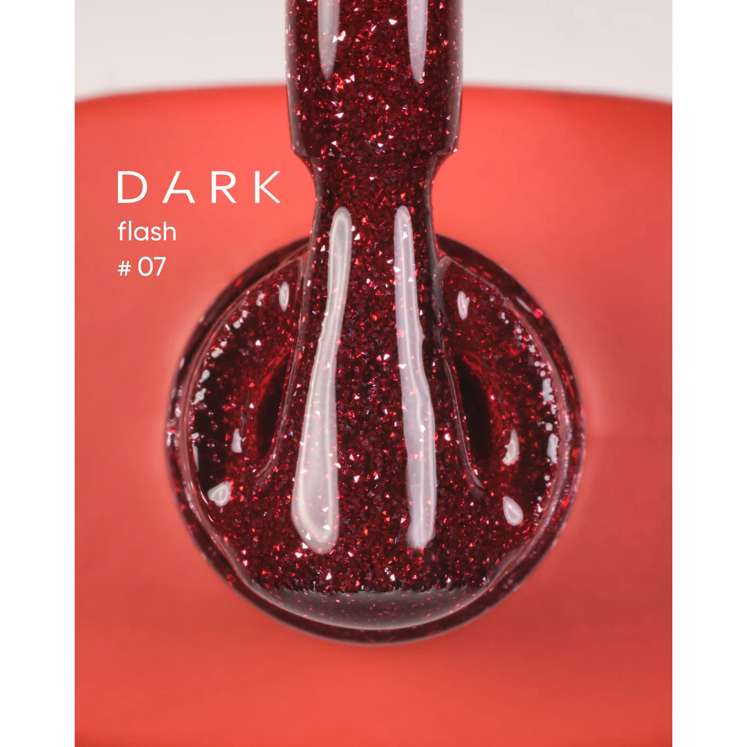 Vernis semi-permanent couleur DARK Flash 07, 10 ml