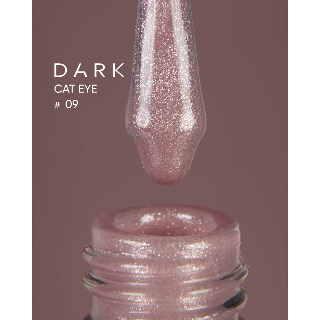 Dark gel lak Cat Eye 09, 10 ml