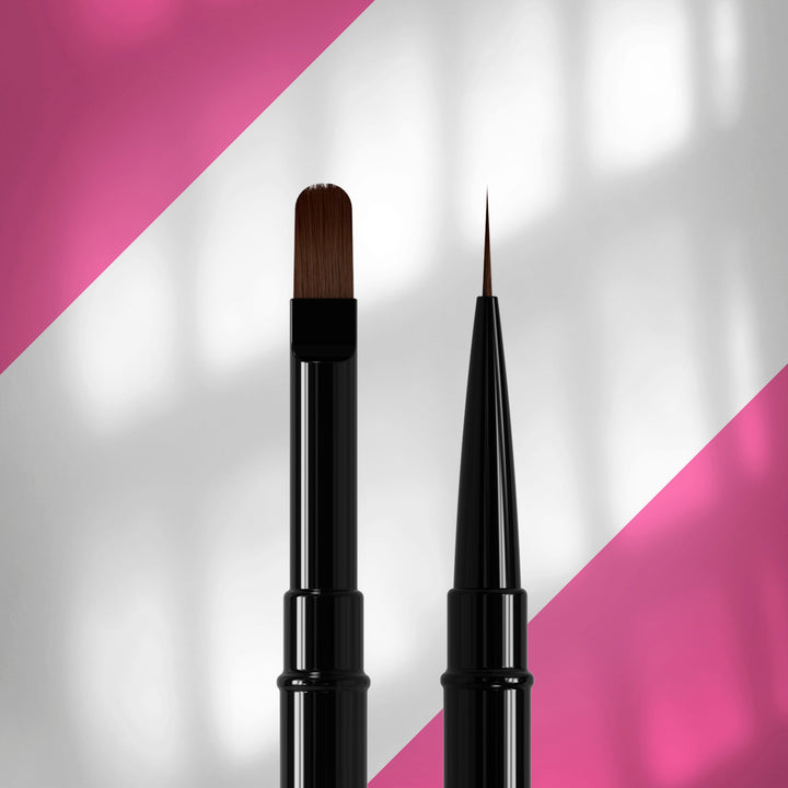 STALEKS PRO Double-Ended Brush EXPERT, Liner 10 mm / Gel 11 mm