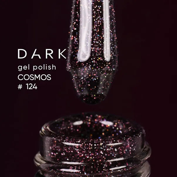 Dark Gel Polish Cosmos 124, 6 ml