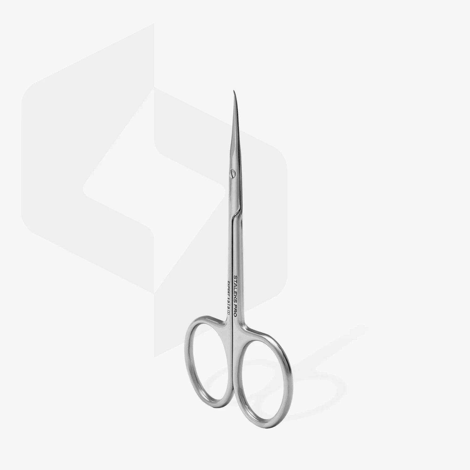 Stainless steel manicure scissors with fine pointed blades for nail and cuticle care