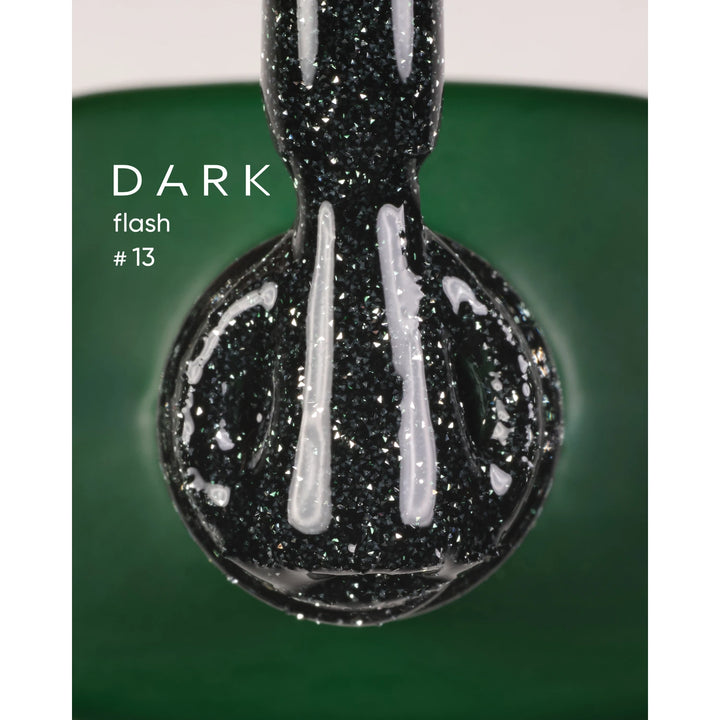 Vernis semi-permanent couleur DARK Flash 13, 10 ml