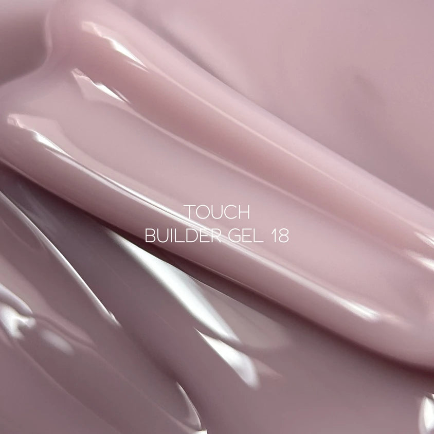 TOUCH Builder Gel 18 (Powder), 30 ml – jar with shade number