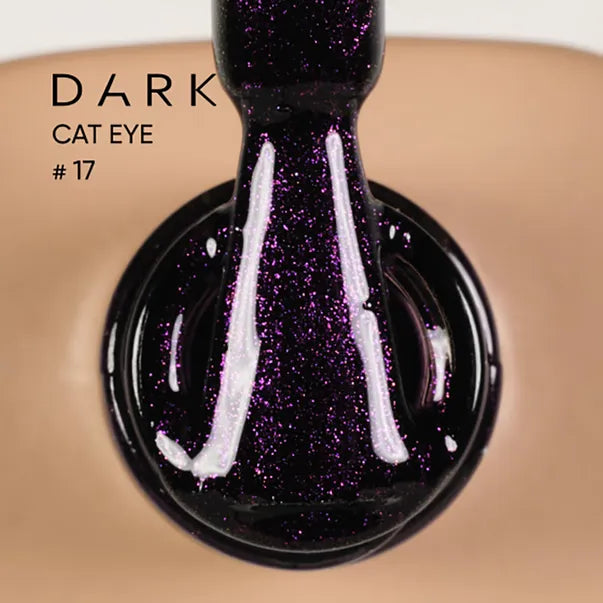 Dark Gel Polish Cat Eye 17, 6 ml