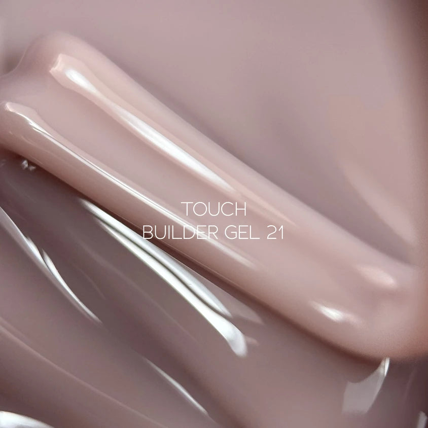 TOUCH Builder Gel 21 (Latte), 30 ml – jar with shade number