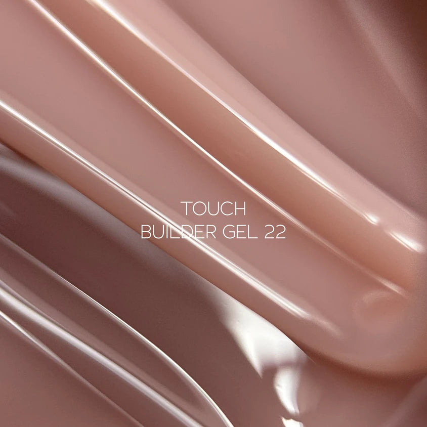 TOUCH Builder Gel 22 (Sand), 30 ml – jar with shade number