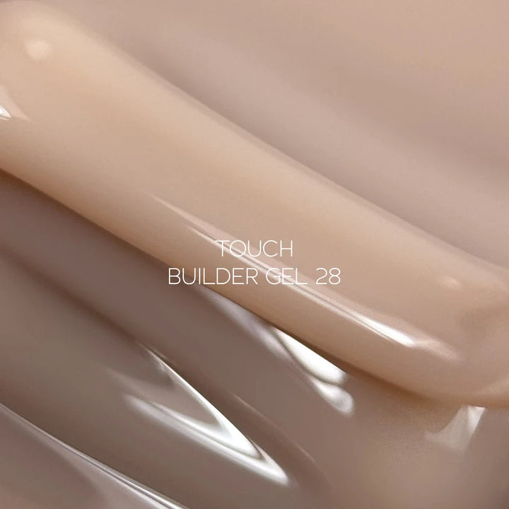 TOUCH Builder Gel 28 (Almond), 30 ml – jar with shade number