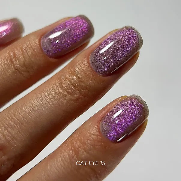 Dark Gel Polish Cat Eye 15, 6 ml