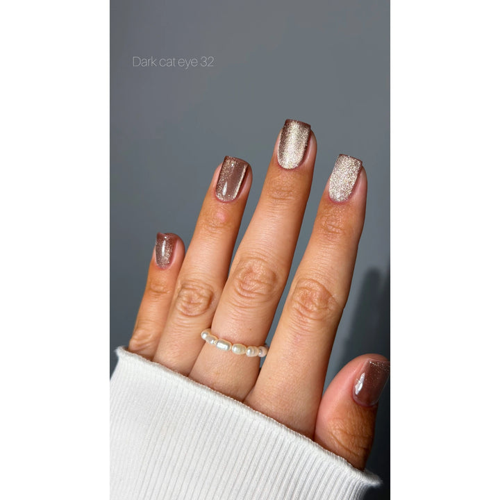 Dark Gel Polish Cat Eye 32, 6 ml