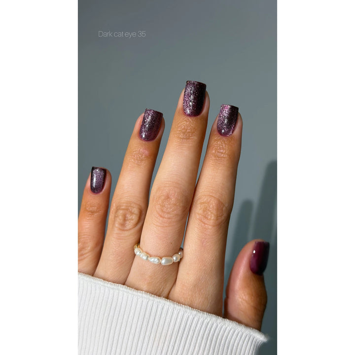 Dark Gel Polish Cat Eye 35, 6 ml