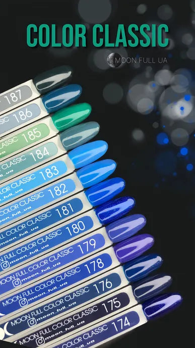 Set of color swatches labeled 'Color Classic' on a dark background