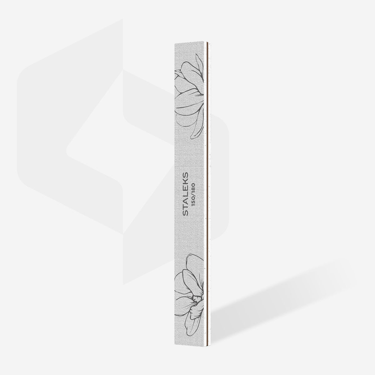 STALEKS PRO Straight Mineral Nail File EXPERT 20, 150/180 grit (25 pcs)