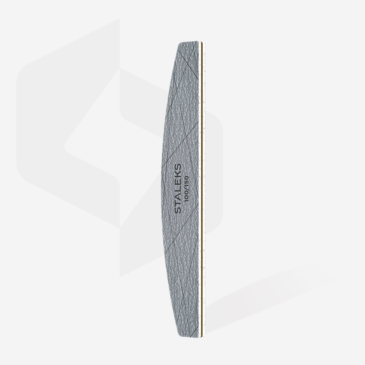 STALEKS PRO Crescent Mineral Nail File SMART 40, 100/150 grit (25 pcs)