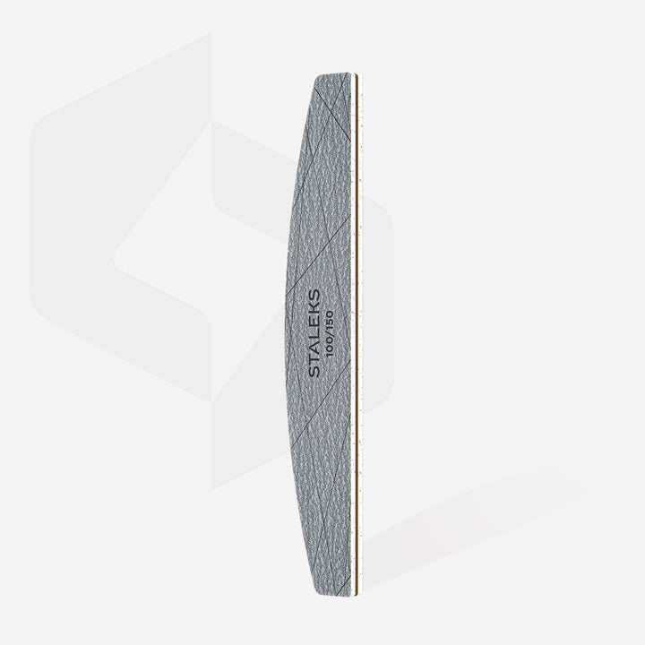 STALEKS PRO Crescent Mineral Nail File SMART 40, 100/150 grit (25 pcs)