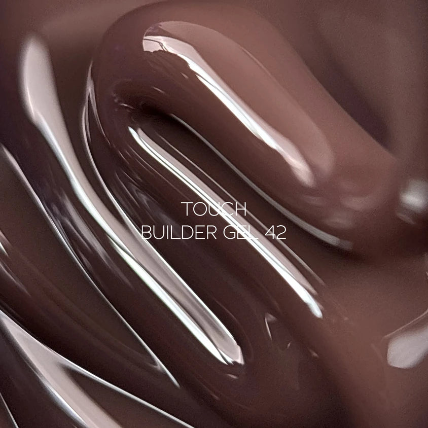 TOUCH Builder Gel 42 (Brownie), 30 ml – jar with shade number
