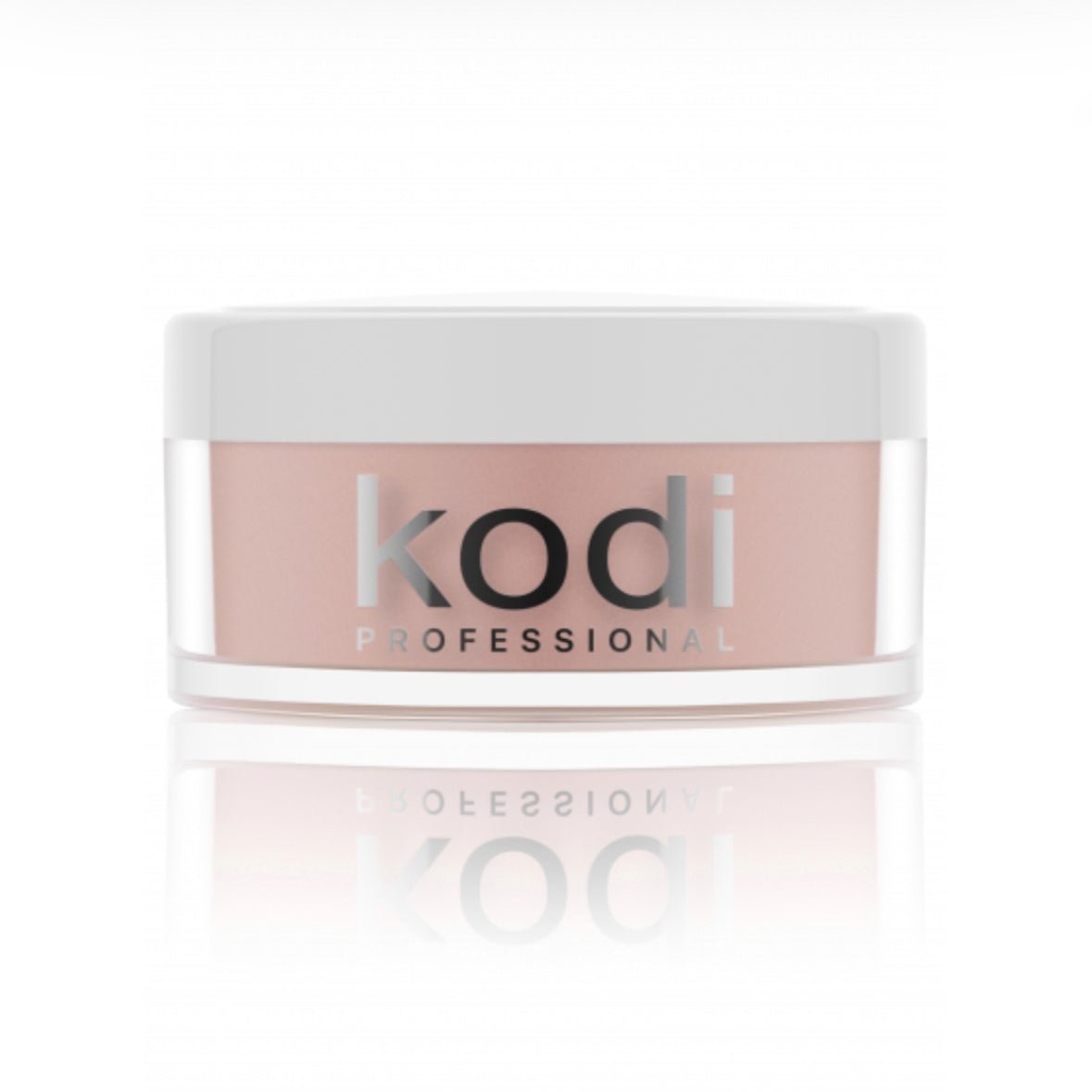 Kodi Professional pink nail gel jar with white lid for manicure