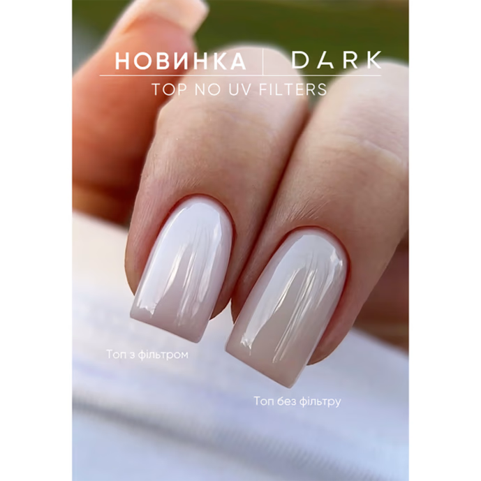 DARK Top bez UV filtrov, 30 ml