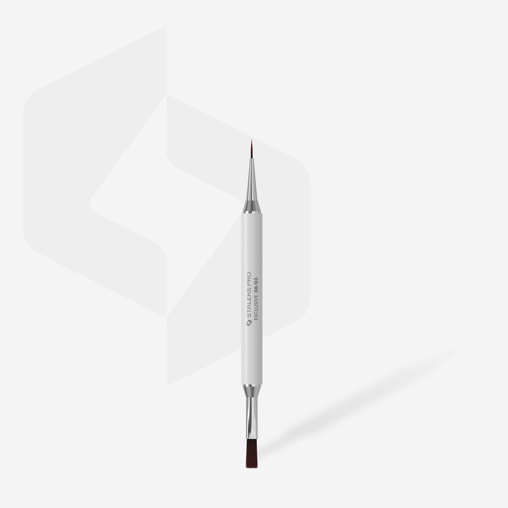 STALEKS PRO Double-Ended Brush EXCLUSIVE, Gel 10 mm / Liner 10 mm