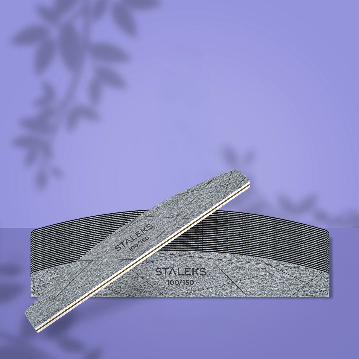 STALEKS PRO Crescent Mineral Nail File SMART 40, 100/150 grit (25 pcs)