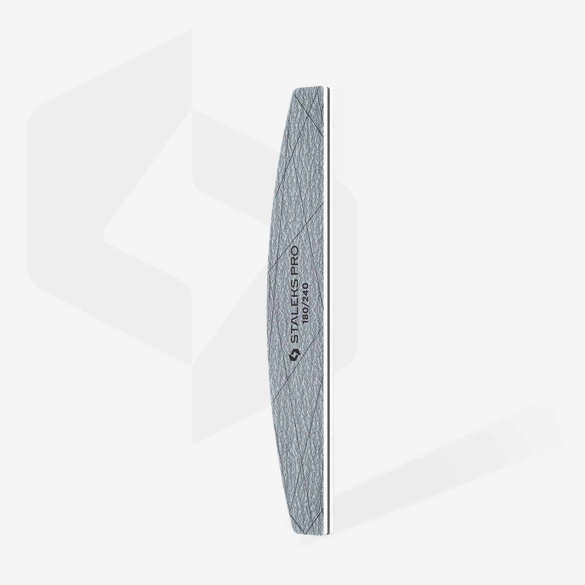 STALEKS PRO Crescent Mineral Nail File SMART 40, 180/240 grit (25 pcs)
