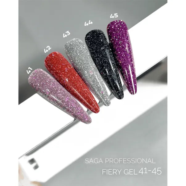 SAGA Professional Gel Polish Fiery Gel 44, 9 ml