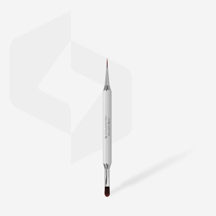 STALEKS PRO Double-Ended Brush EXCLUSIVE, Gel 11 mm / Liner 12 mm