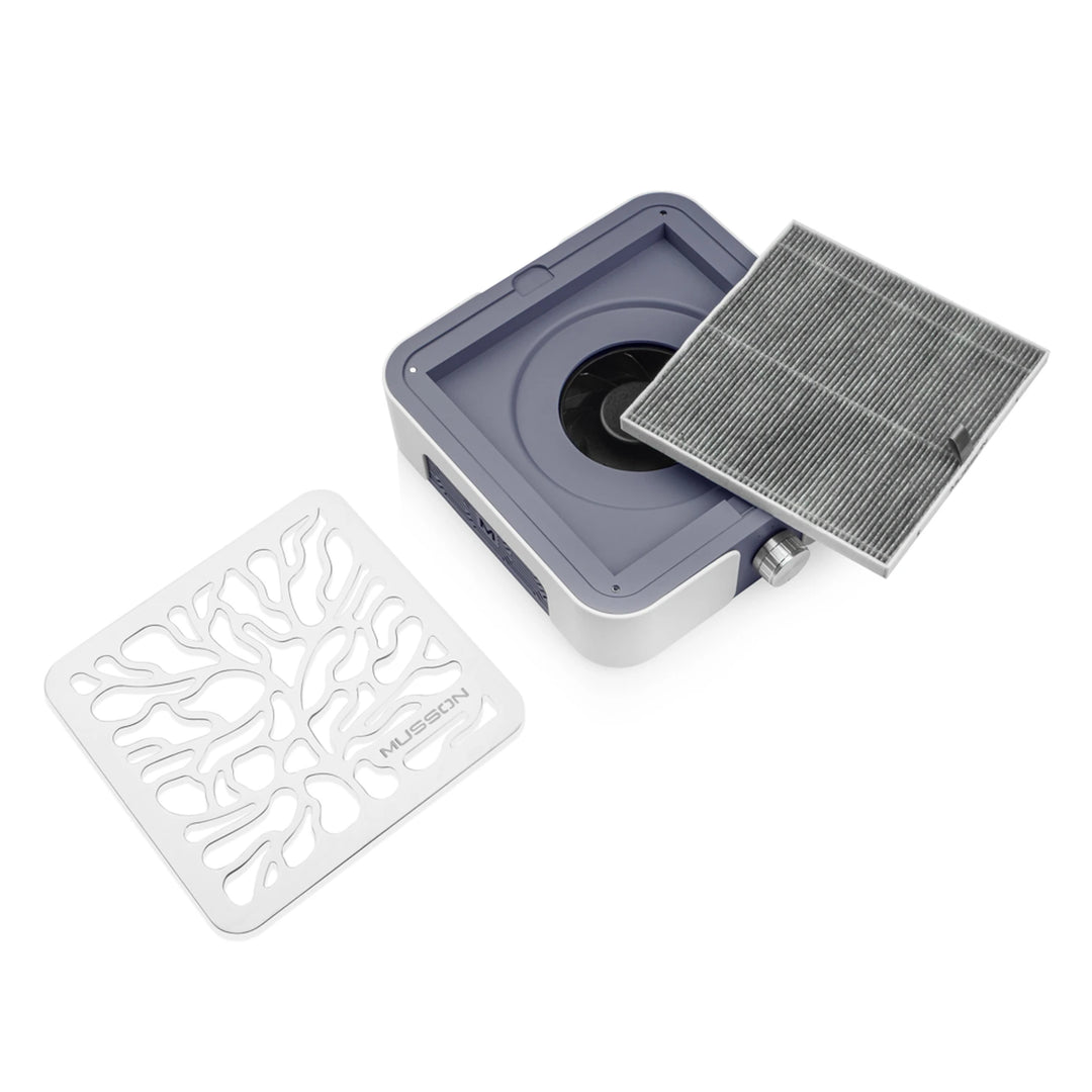 BUCOS MUSSON X3 GRAPHITE Dust Collector – 72W, Carbon HEPA filtr