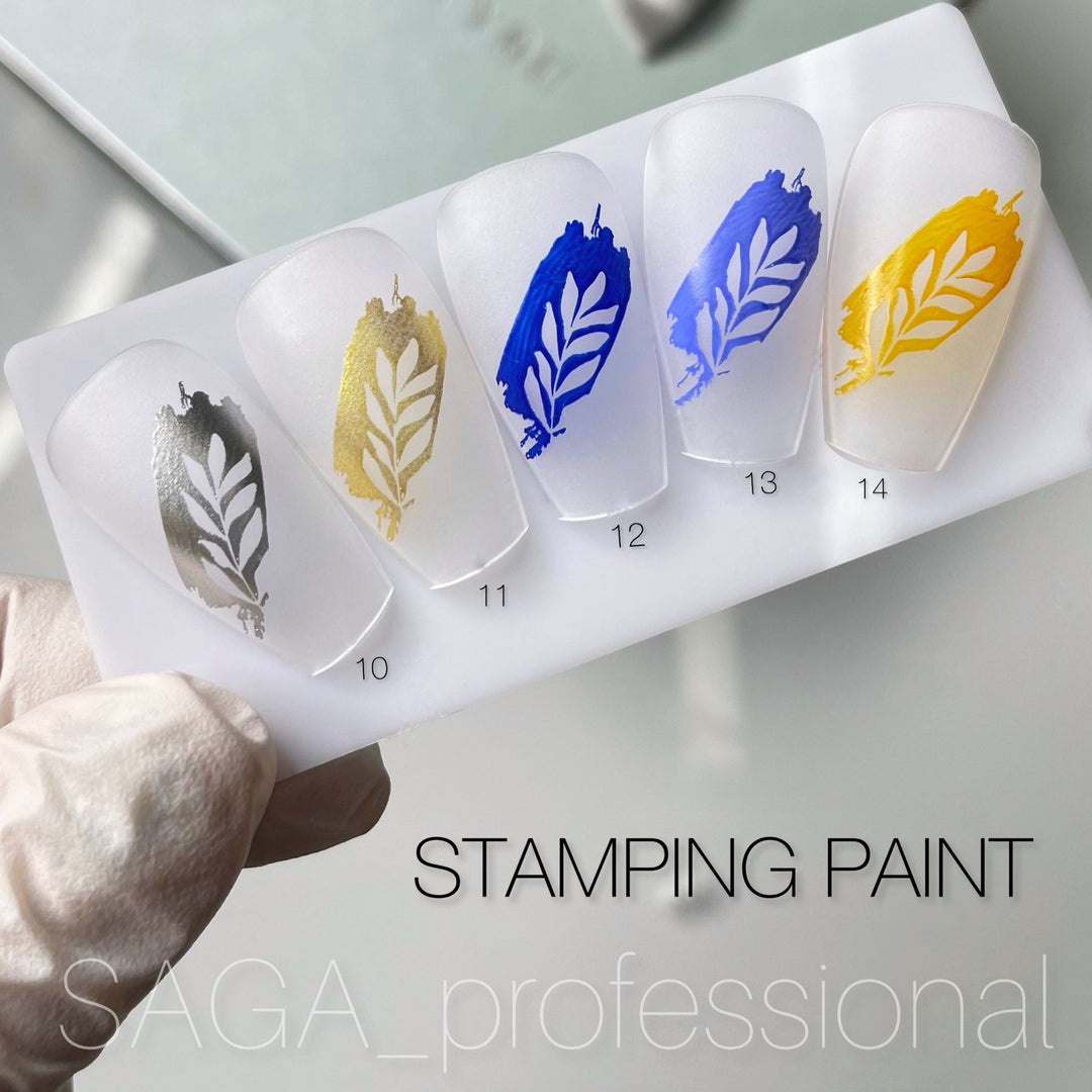 SAGA Professional Stamping Paint 12, 8 ml