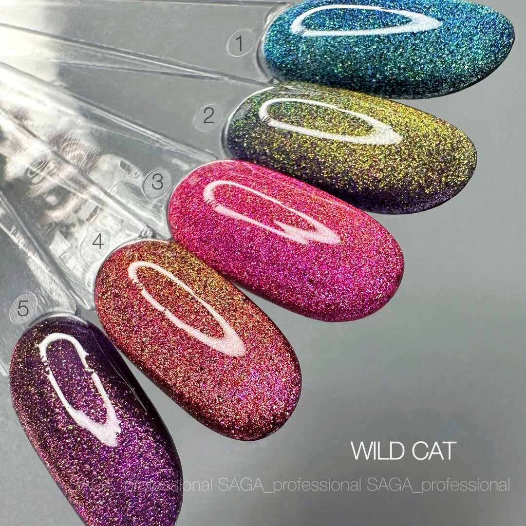 SAGA Professional Gel polish Wild Cat 01, 9 ml