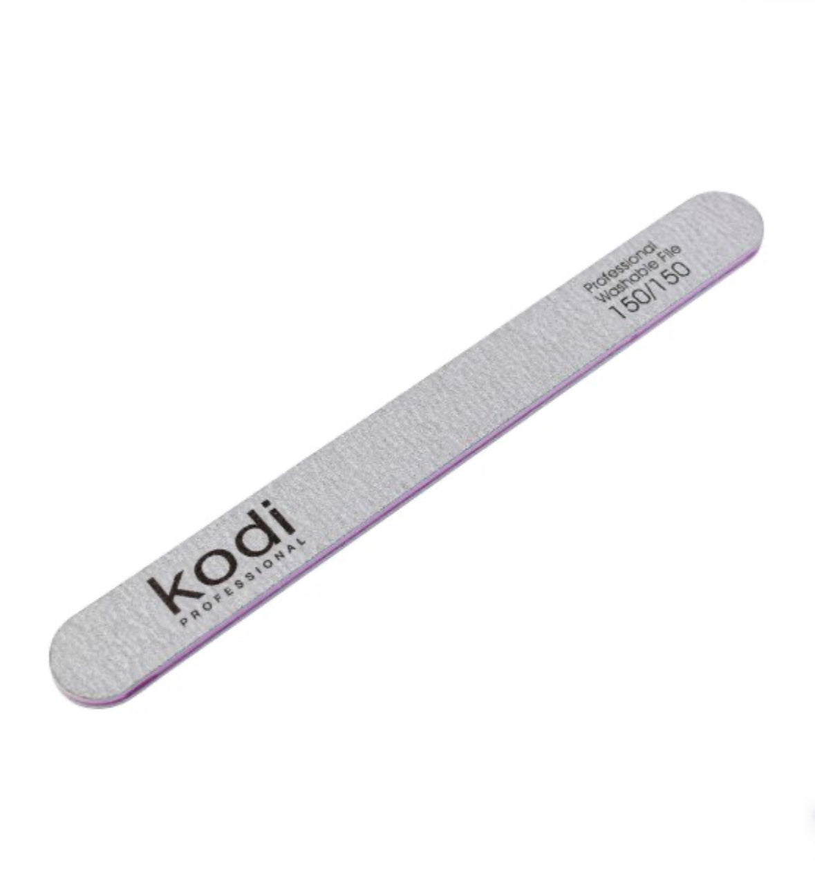Professional nail file 150/150 grit for manicure and pedicure on white background