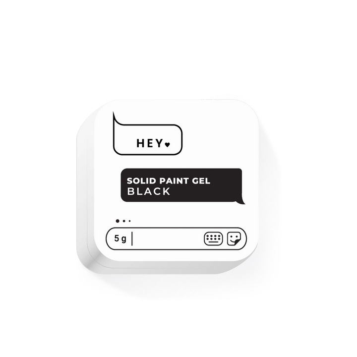 HEYLOVE Solid Paint Gel, BLACK, 5 g