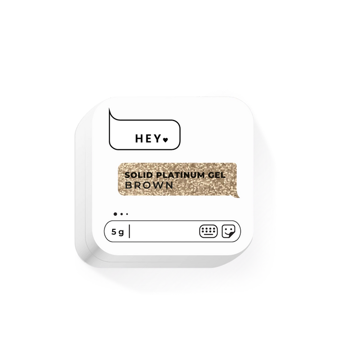 HEYLOVE Solid Platinum Gel, BROWN, 5 g
