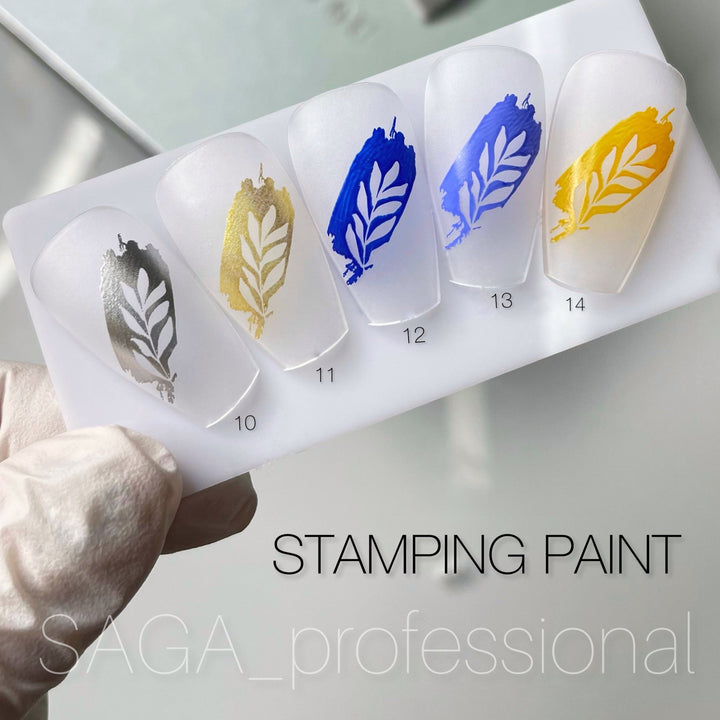 SAGA Professional Stamping Paint 10, 8 ml