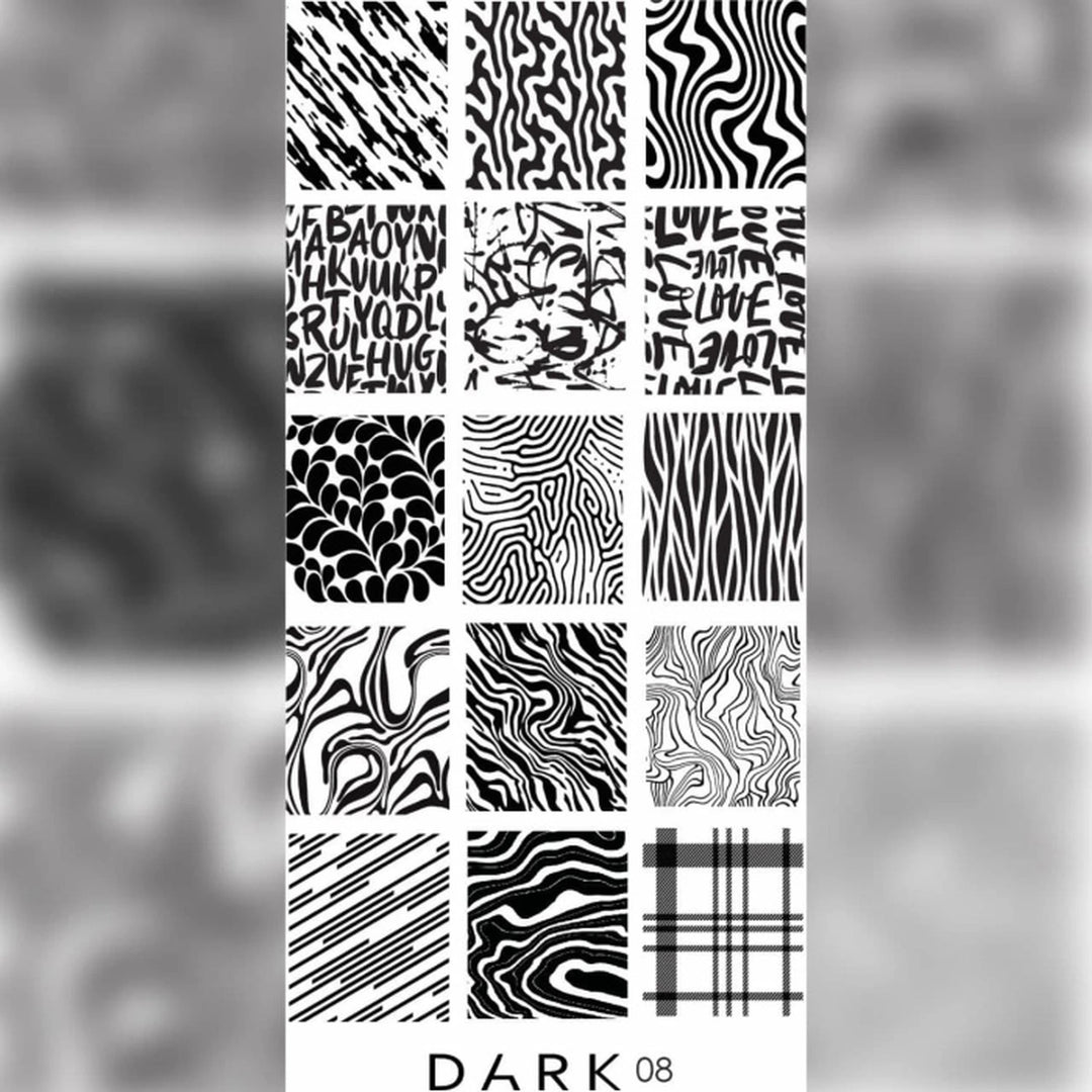 DARK Stamping plate 08