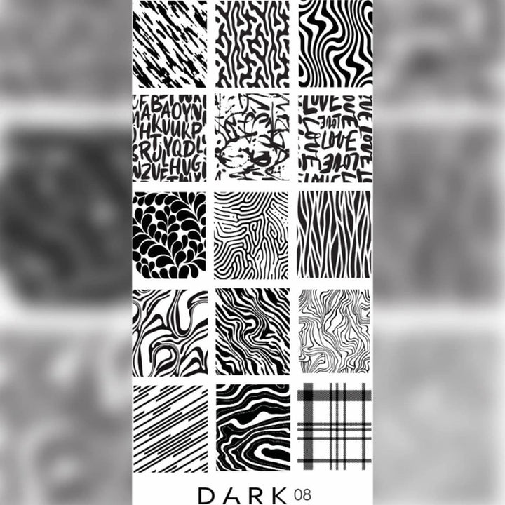 DARK Stamping plate 08