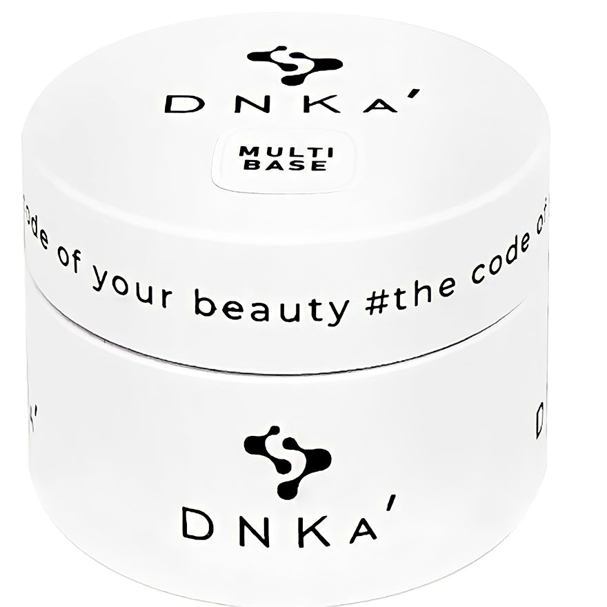 White DNKA Multi Base UV gel container for professional nail manicure