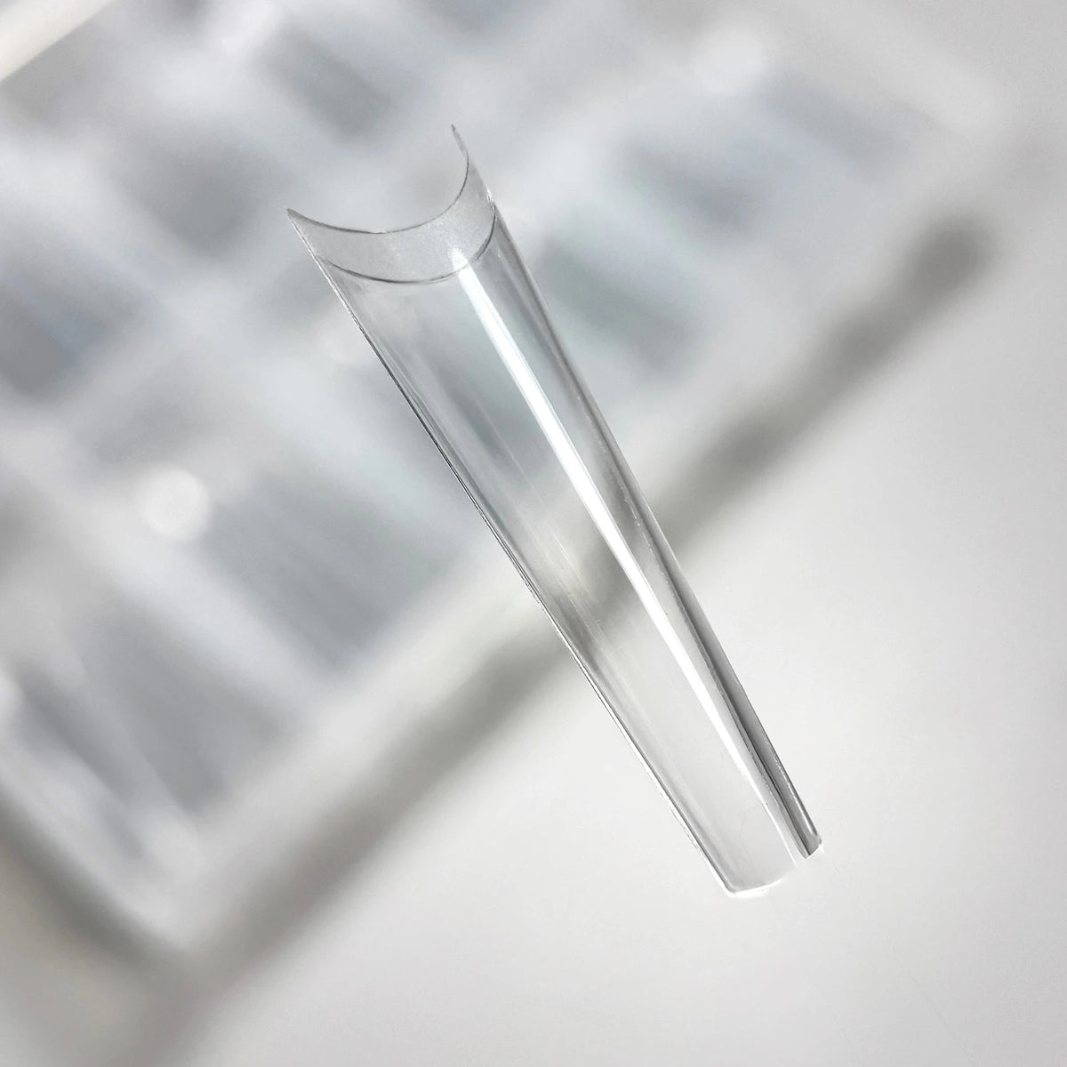 TOUCH Soft Gel Tips Extra Long Almond – single tip close-up