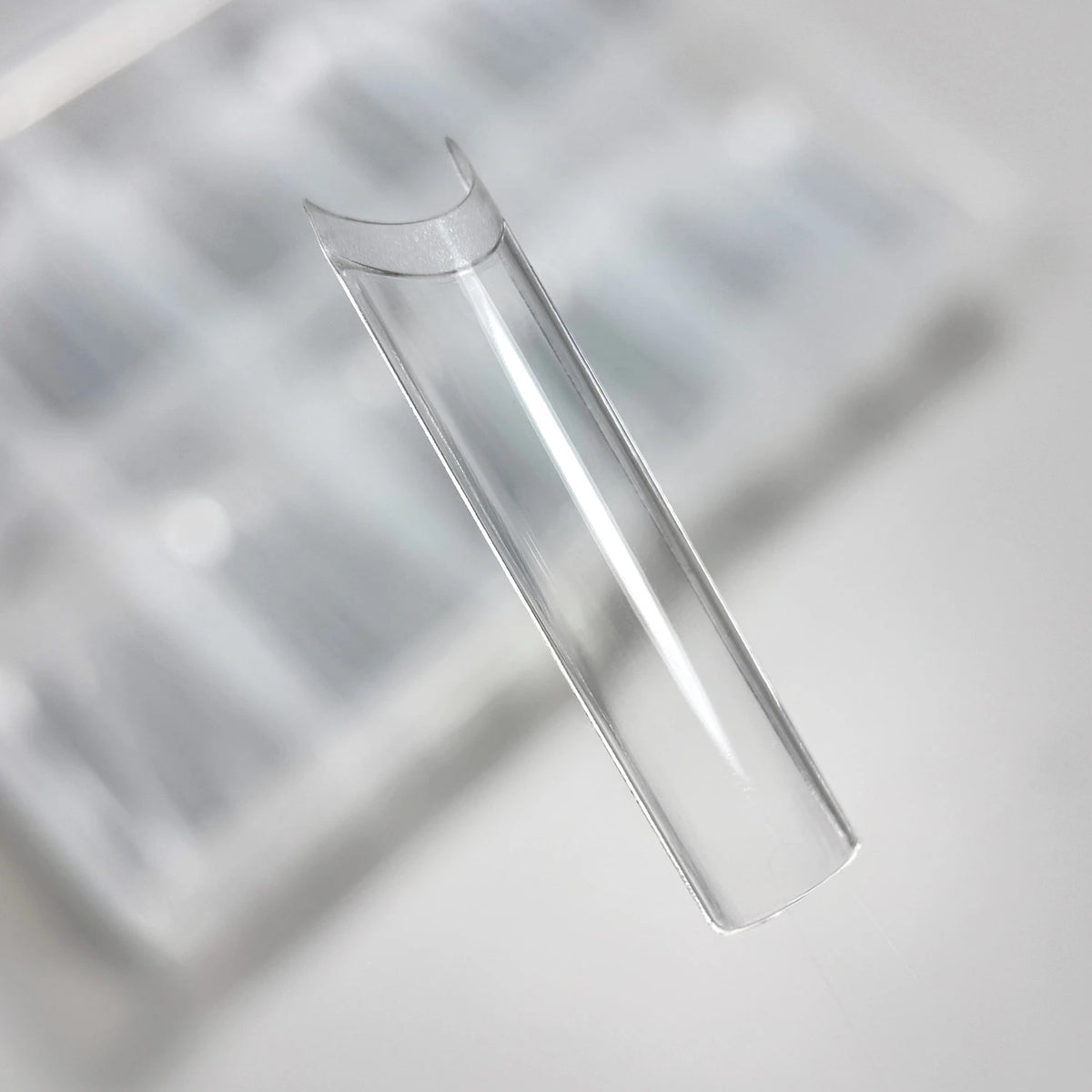 TOUCH Soft Gel Tips Extra Long Square – single tip close-up